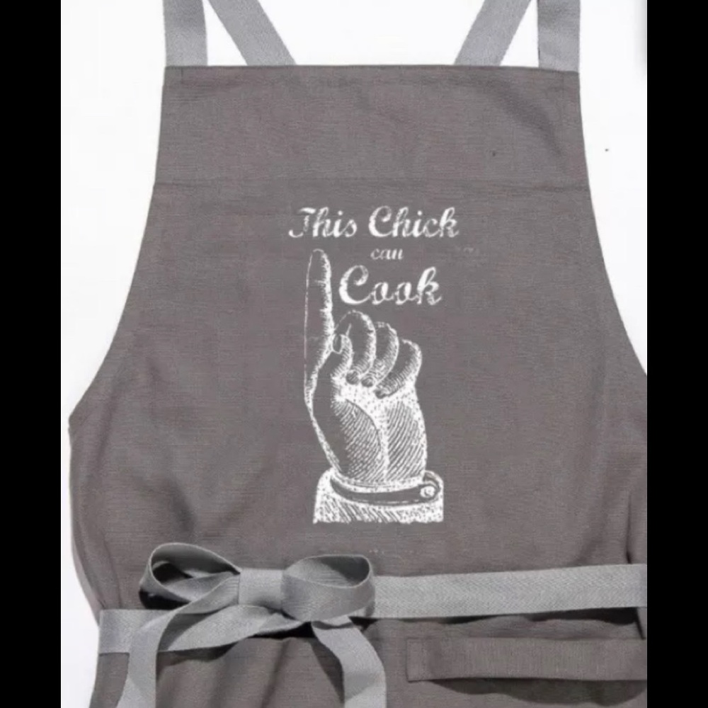 “This Chick Can Cook” Apron (Cross Back)  By Twisted Wares